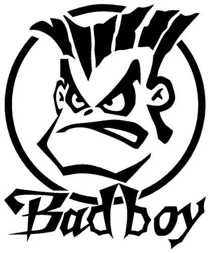 BAD BOY decal #3