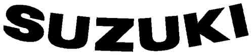 SUZUKI CURVED DECAL