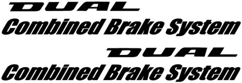 DUAL COMBINED BRAKE SYSTEM