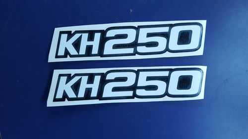 KH250/S1 side panel decals