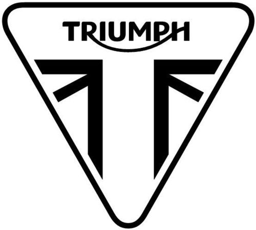 TRIUMPH union jack/flag outline decal